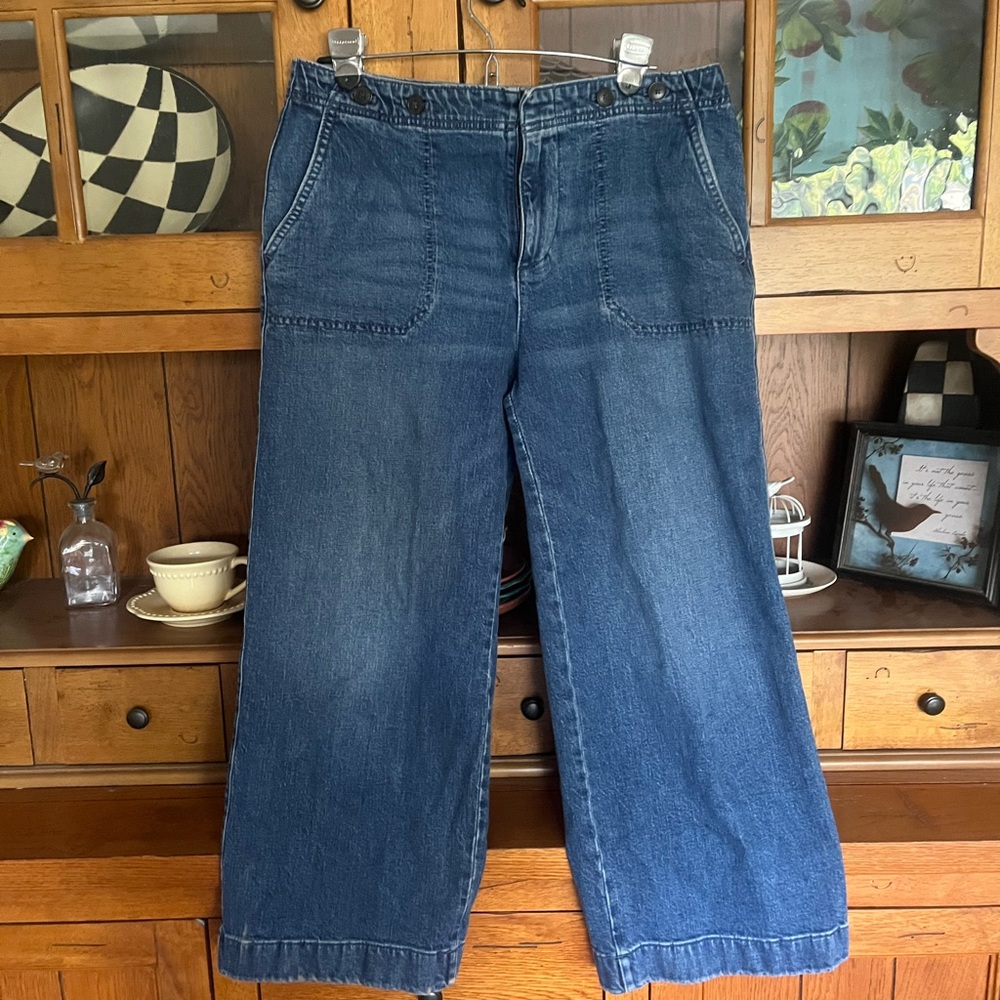 Talbot’s Wide-Leg Crop Jeans women’s size 10
